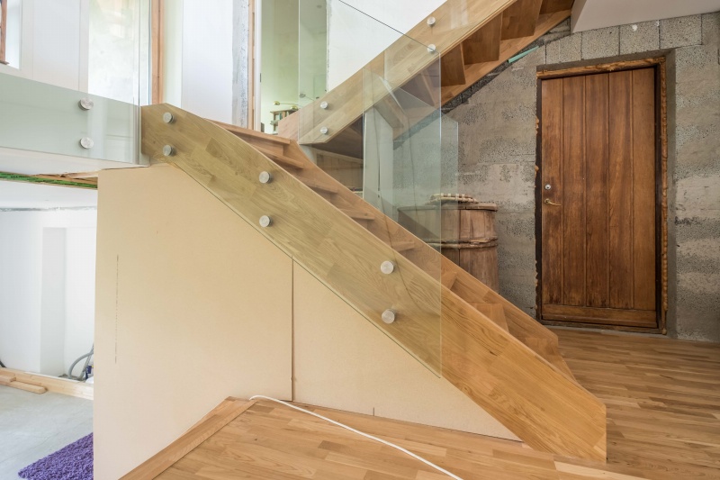 Oak stairs in Norway. Project no. 67