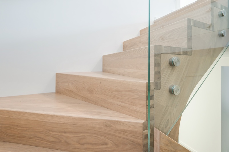Solid oak wood stairs in Norway. Project no. 74