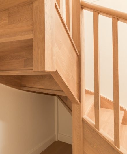 Oak stairs. Norway. Project no. 41